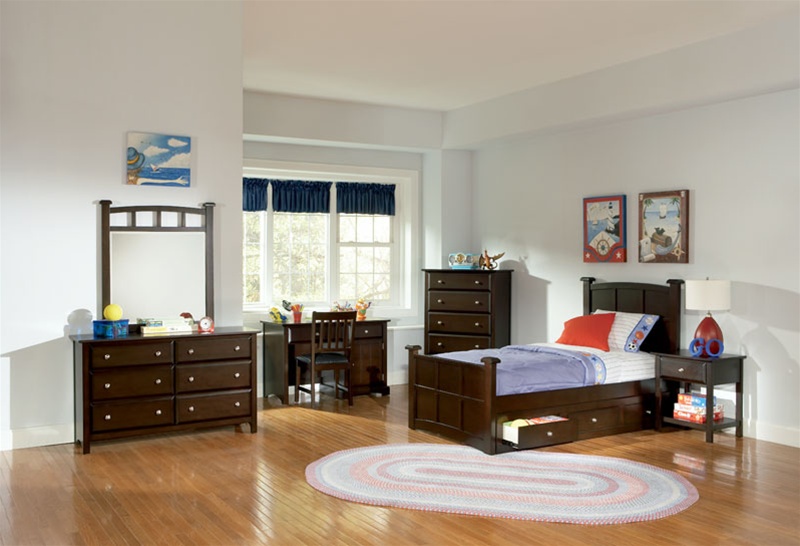 5pc Jasper Full Bedroom Set with Storage cs400751FSe460137S